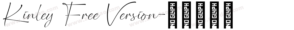 Kinley Free Version字体转换